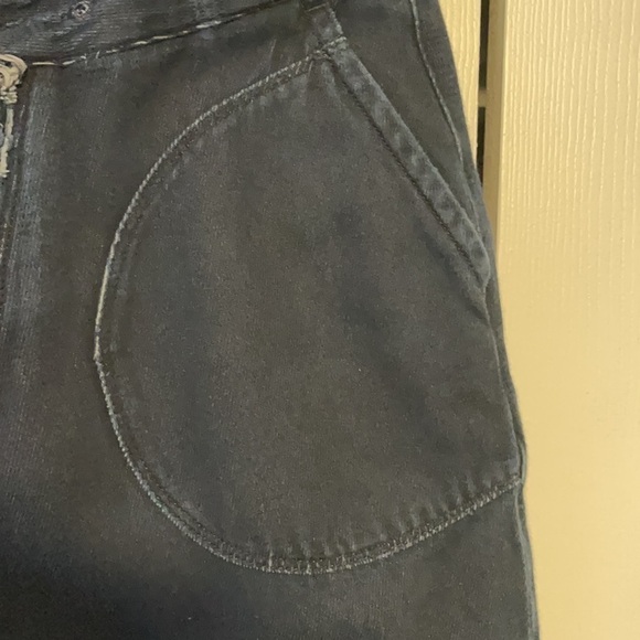 Scotch & Soda Amsterdam’s High Waisted Dropped Crotch Button Down Front Jeans - Picture 6 of 7